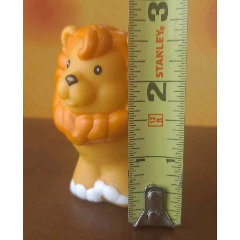 Fisher Price Little People Ark Zoo Animal‎ Orange Mane Lion 2001